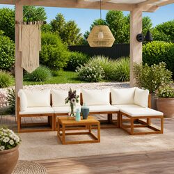 Versatile 6-Piece Garden Lounge Set for Outdoor Relaxation