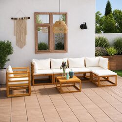 Ideal 7 Piece Lounge Set for Your Outdoor Gatherings