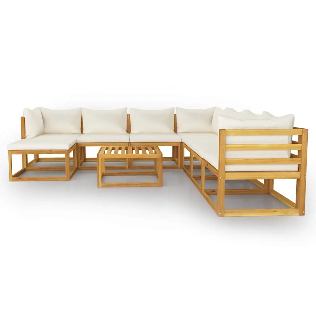Outdoor 9-Piece Lounge Set with Coffee Table