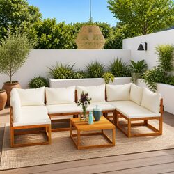 Practical 7 Piece Outdoor Lounge Set for Your Home