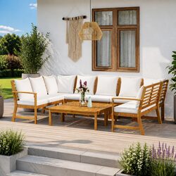 Versatile 9 Piece Garden Lounge Set for Any Home