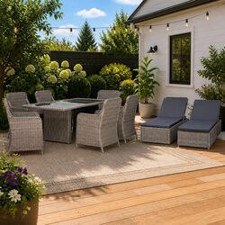 Ideal 9 Piece Outdoor Dining Set for Any Patio or Garden