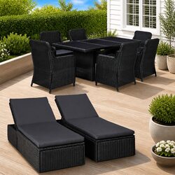 Versatile 9 Piece Dining Set for Your Outdoor Lifestyle