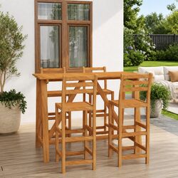 Functional 5 Piece Outdoor Bar Set for Your Home