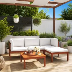 Versatile 5 Piece Lounge Set for Any Outdoor Space