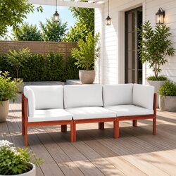 Functional 3-Seater Garden Sofa for Patios and Gardens