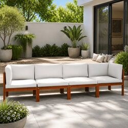 Practical 4-Seater Garden Sofa for Any Outdoor Setting