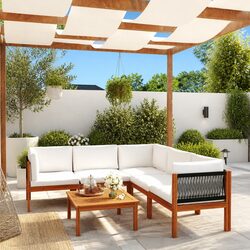 Practical 6-Piece Patio Lounge Set for Outdoor Relaxation