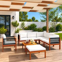Practical 8-Piece Outdoor Lounge for Any Gathering