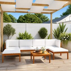 Practical 7 Piece Garden Lounge Set for Any Outdoor Space