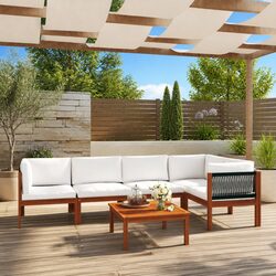 Practical 6-Piece Lounge Set for Outdoor Living
