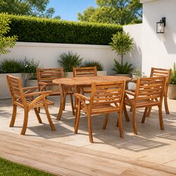 Versatile 7-Piece Outdoor Dining Set for Any Occasion
