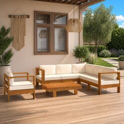 Ideal 7-Piece Garden Lounge Set for Various Spaces