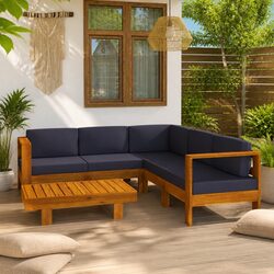 Practical 6-Piece Outdoor Lounge Set for Any Home