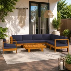 Ideal 8-Piece Lounge Set for Your Garden or Patio