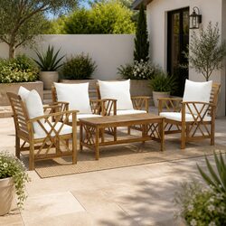 Ideal 5-Piece Lounge Set for Outdoor Spaces