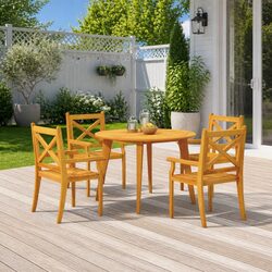 Ideal 5-Piece Dining Set for Outdoor Gatherings