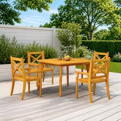 5-Piece Garden Dining Set for Your Outdoor Dining Needs