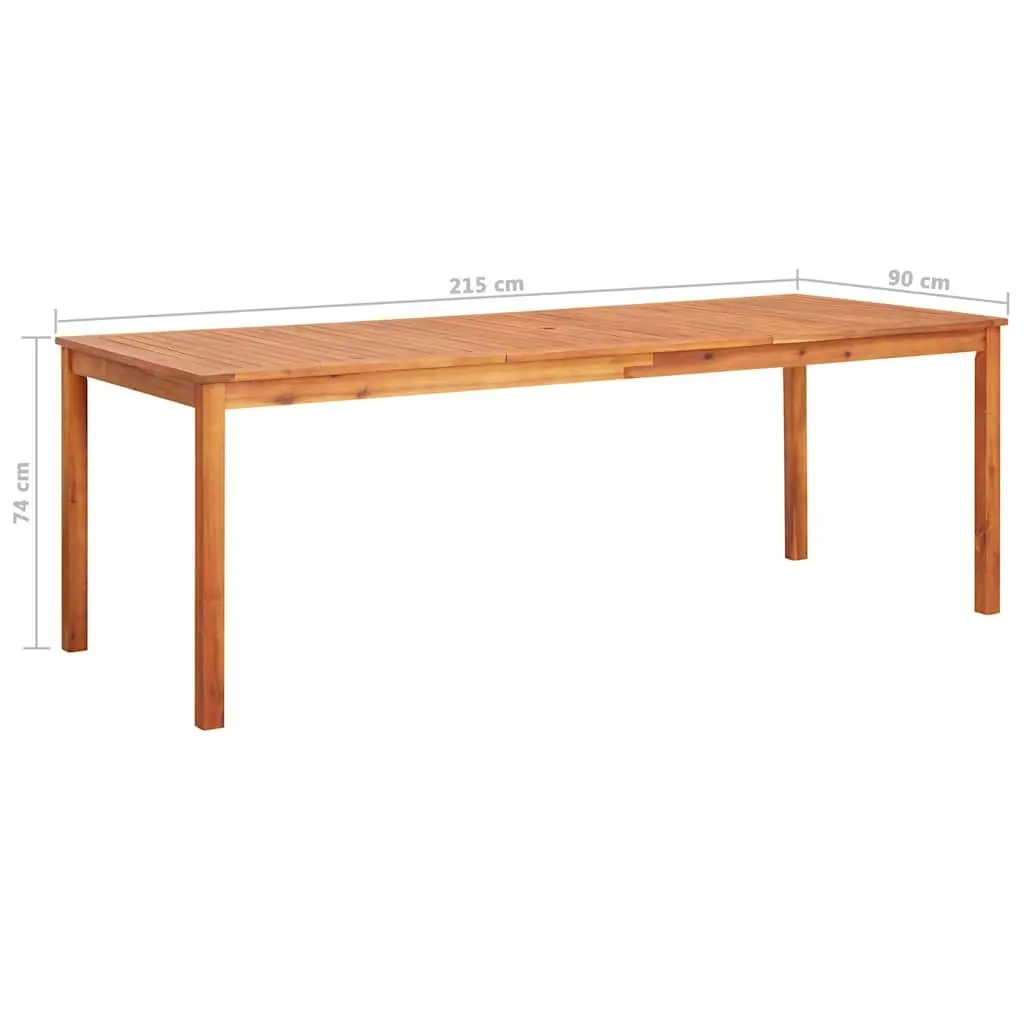 Garden Dining Set 7 Piece Outdoor Patio Table Chairs with Cushions Acacia Wood
