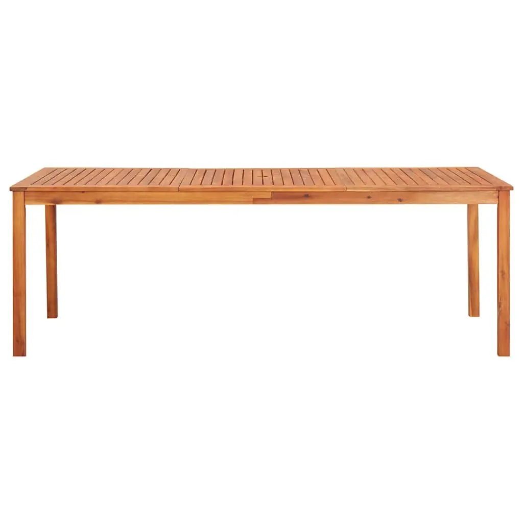 9PieceGardenDiningSetOutdoorFurnitureGreySolidAcaciaWoodTableandChairswithCushions