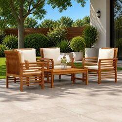Ideal 5 Piece Garden Lounge Set for Your Outdoor Needs