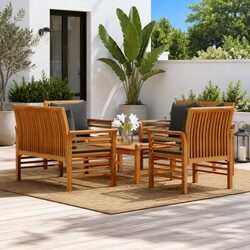Practical 5-Piece Garden Lounge Set for Any Outdoor Area