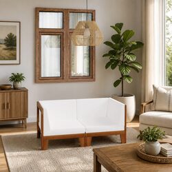 Functional 2-Seater Sofa for Outdoor Gatherings