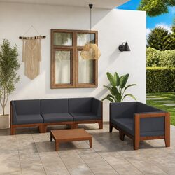 Versatile 6-Piece Garden Lounge Set for Outdoor Enjoyment