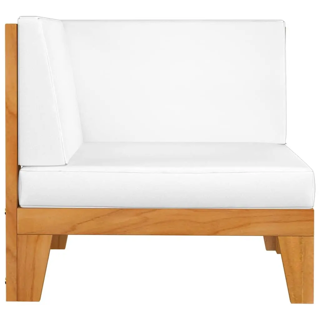 Garden Lounge Set 9 Piece Outdoor Furniture with Cushions Solid Acacia Wood
