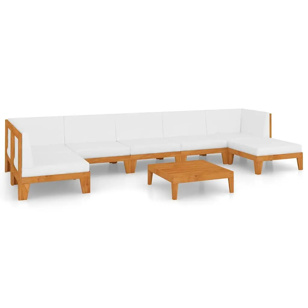 8 Piece Acacia Wood Garden Lounge Set