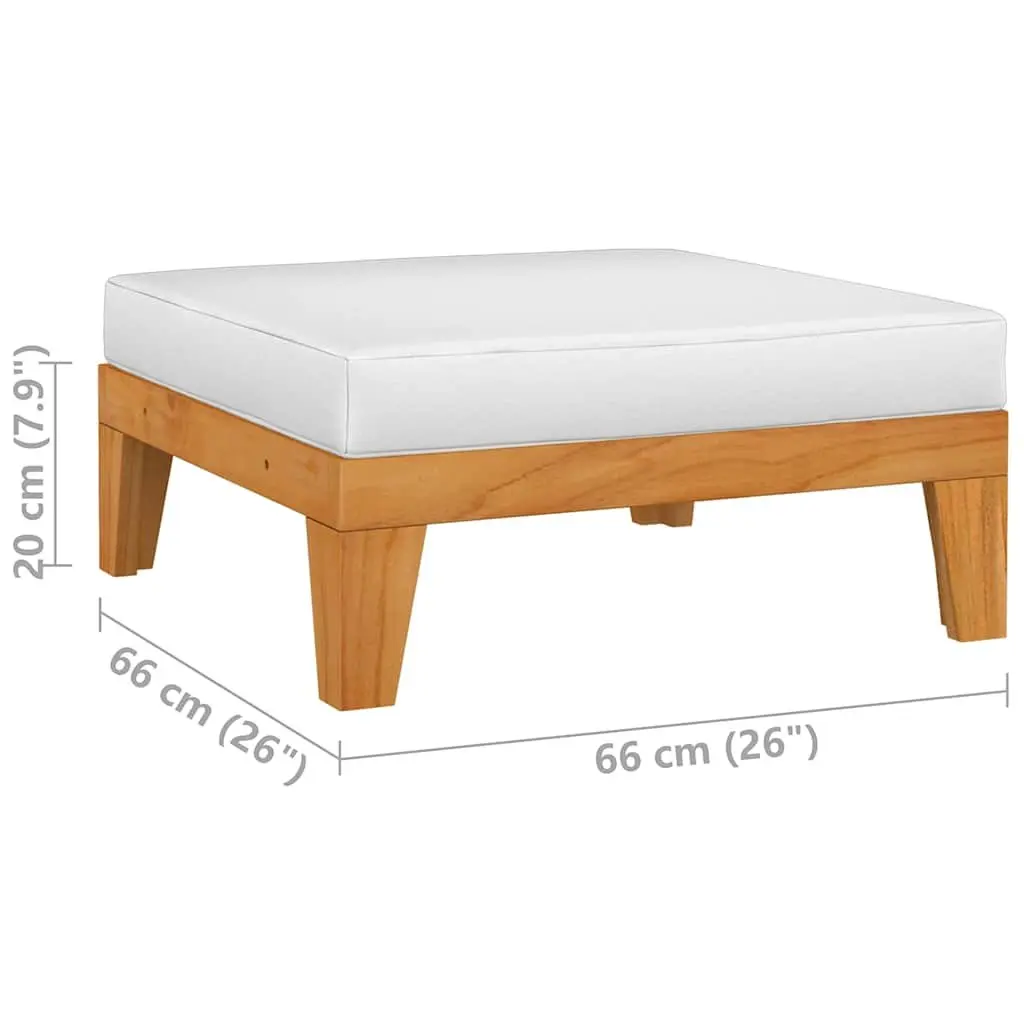 8 Piece Acacia Wood Garden Lounge Set