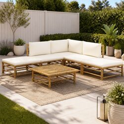 Practical 6-Piece Lounge Set for Your Outdoor Gatherings