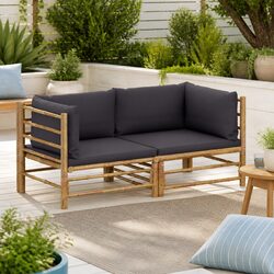 Practical Bamboo Lounge Set for Your Patio or Garden
