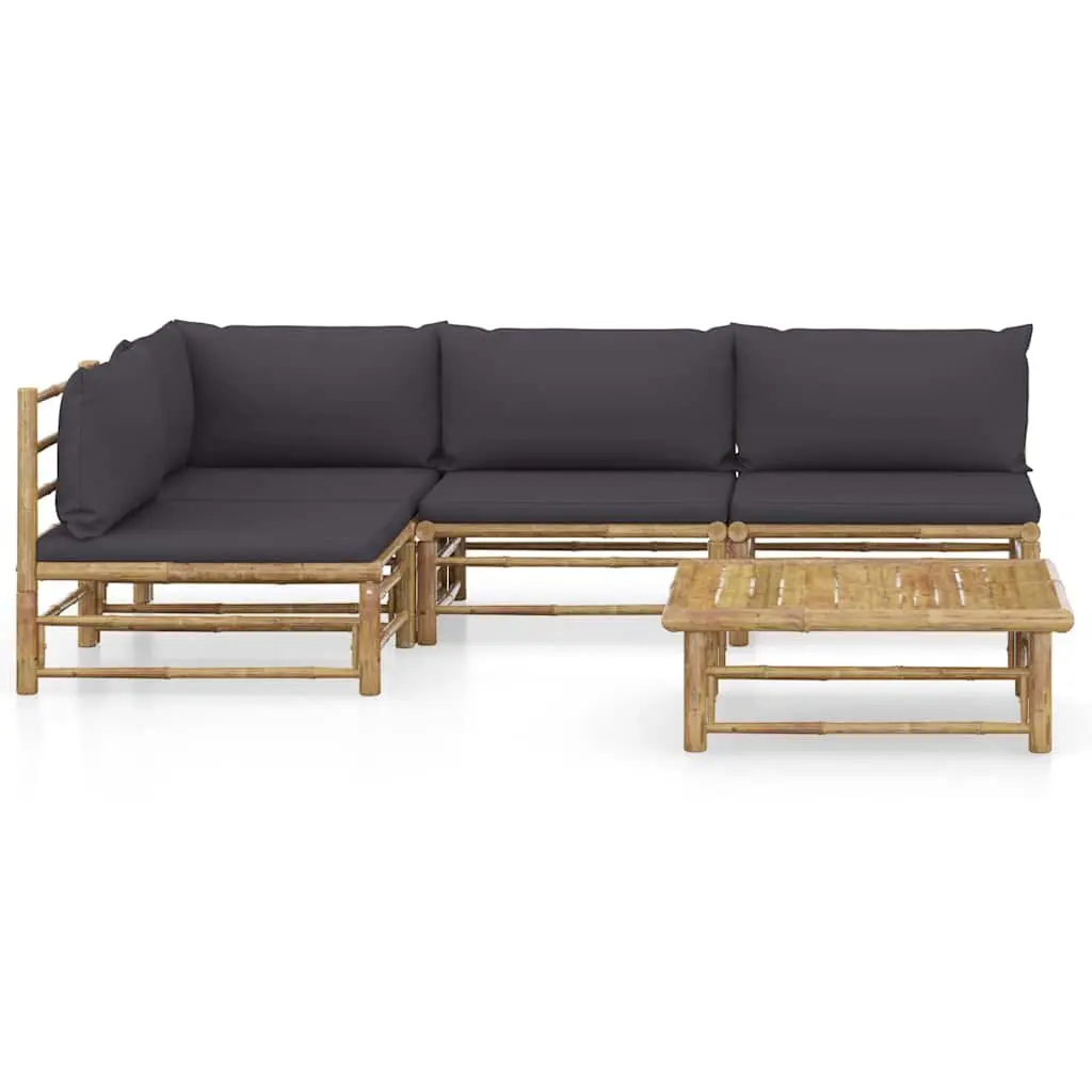 Bamboo Lounge Set for Outdoor Relaxation