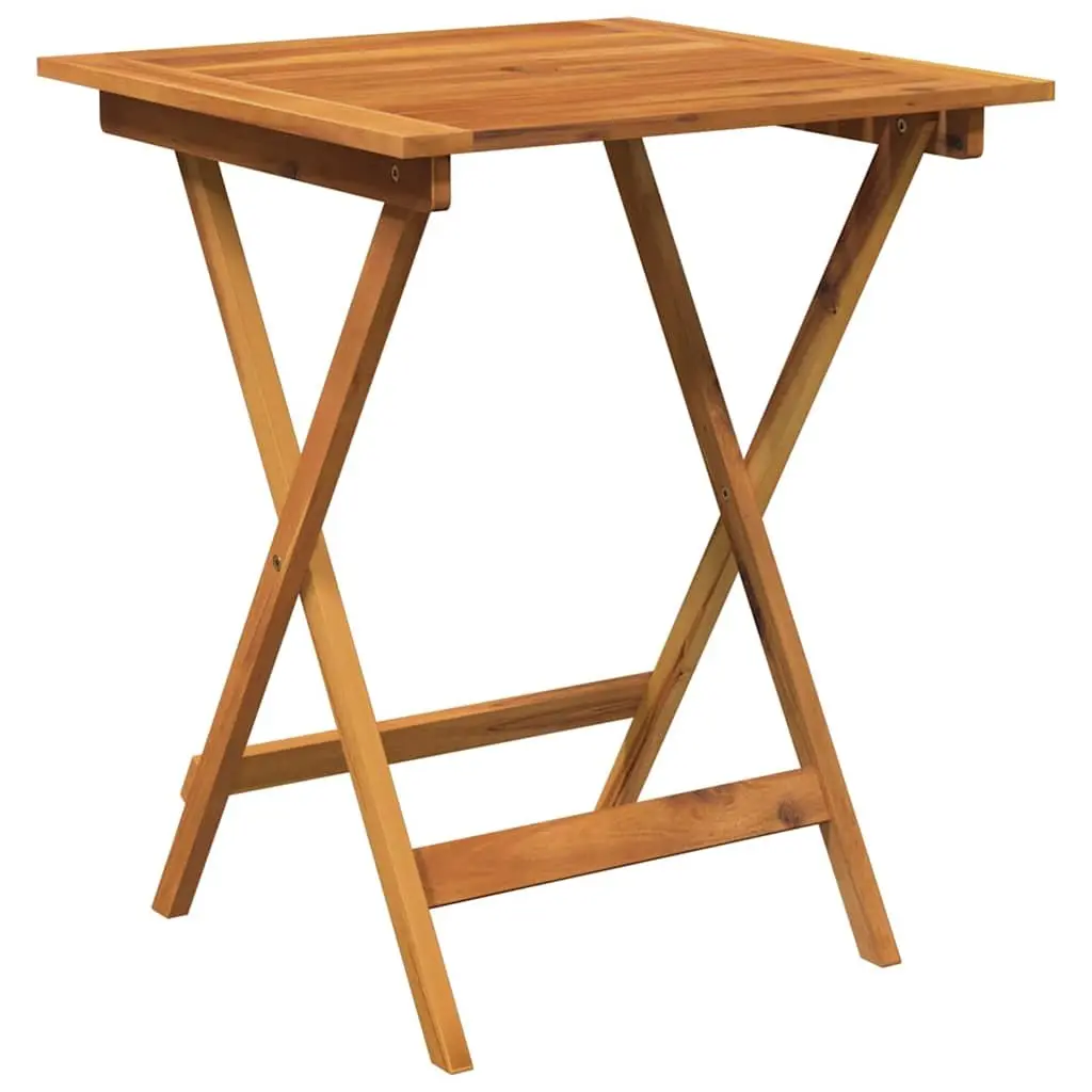 3 Piece Folding Garden Dining Set Outdoor Table Chairs Wooden Acacia