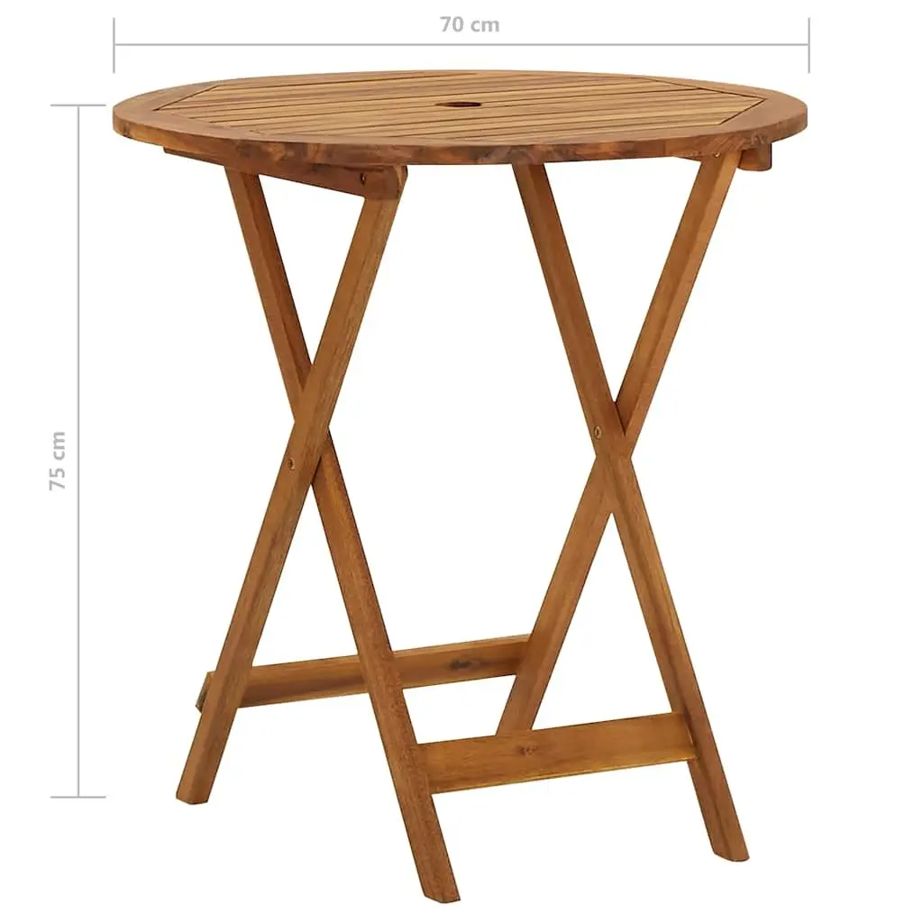 Folding Garden Dining Set for Outdoor Use