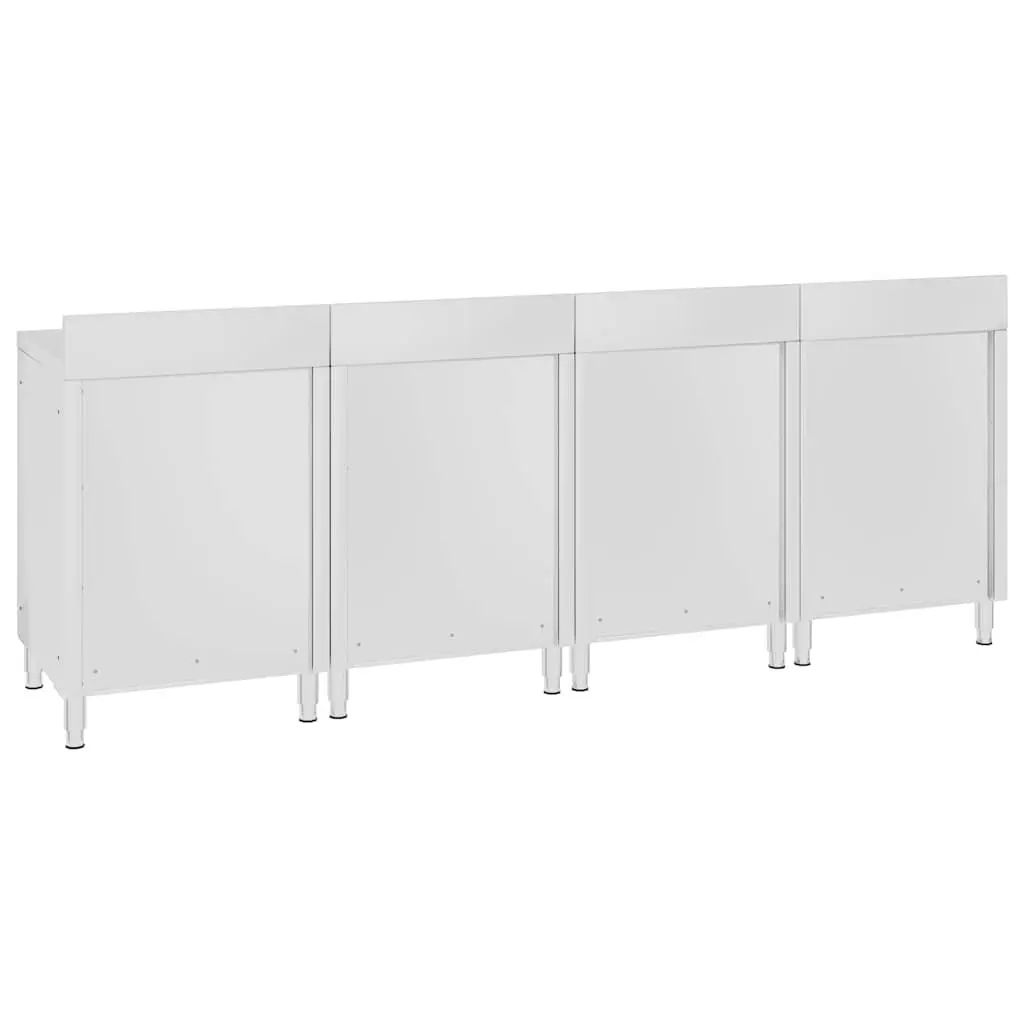Commercial Stainless Steel Work Table Cabinet 240x60x96 cm