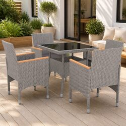 Practical 5-Piece Outdoor Dining Set for Any Gathering