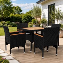 Practical 5-Piece Dining Set for Your Outdoor Gatherings