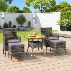 Practical 5 Piece Outdoor Dining Set for Entertaining