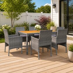 Versatile 7 Piece Dining Set for Your Patio Needs