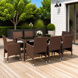 Versatile 9-Piece Outdoor Dining Set for Your Patio