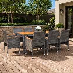Practical 9-Piece Outdoor Dining Set for Everyday Use