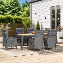 Versatile 7-Piece Outdoor Dining Set for Any Garden Space
