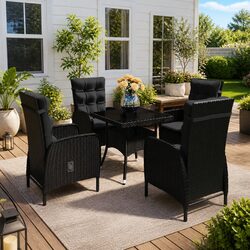 Practical 5 Piece Outdoor Dining Set for Your Patio