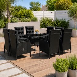 Practical 9 Piece Dining Set for Your Outdoor Gatherings