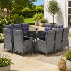 Perfect for Gatherings: 11 Piece Outdoor Dining Set