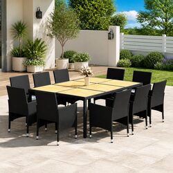 11 Piece Outdoor Dining Set for Gatherings