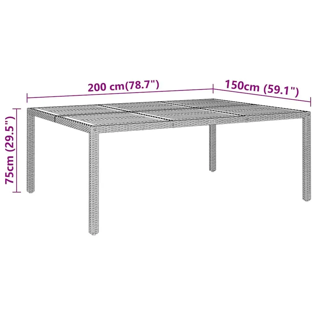 Garden Dining Set Steel PE Rattan 11 Piece Black Outdoor Furniture
