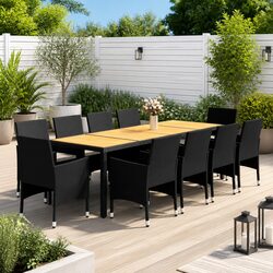 11 Piece Outdoor Dining Set for Patios